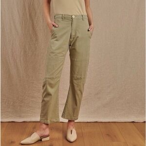 Road to Nowhere Baja Japanese Twill Pants Seafoam Green Organic Cotton Size 8